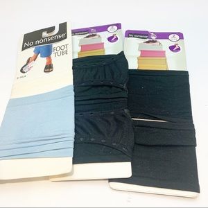No Nonsense Women’s Foot Band Tube Bundle One Size New‎ NWT